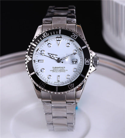 steel strap fashion watch Display type: pointer  Applicable people: General  style: Casual&nbsp;  Dial diameter: 40.5mm&nbsp;