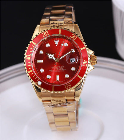 steel strap fashion watch Display type: pointer  Applicable people: General  style: Casual&nbsp;  Dial diameter: 40.5mm&nbsp;