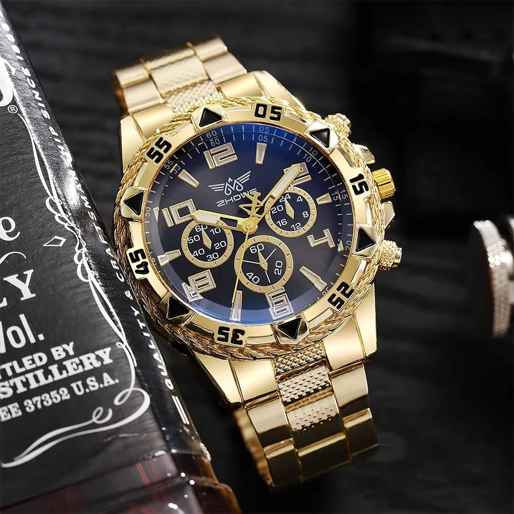 Mens Quartz Watches Casual Fashion Men'S Watch Wristwatch Steel Strip Watch Gifts Luxury Men Watch Wristwatches