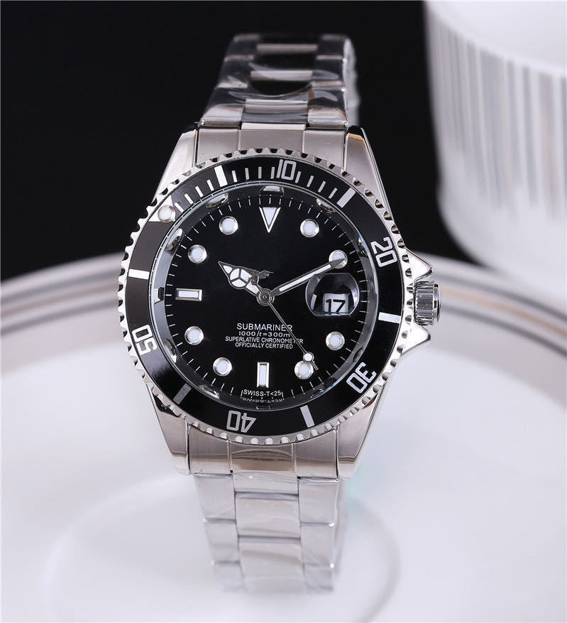 steel strap fashion watch Display type: pointer  Applicable people: General  style: Casual&nbsp;  Dial diameter: 40.5mm&nbsp;