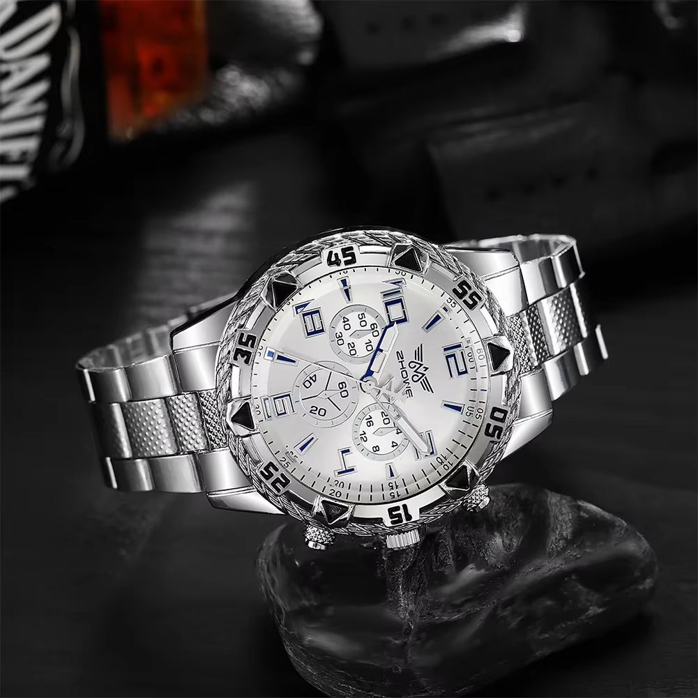 Mens Quartz Watches Casual Fashion Men'S Watch Wristwatch Steel Strip Watch Gifts Luxury Men Watch Wristwatches