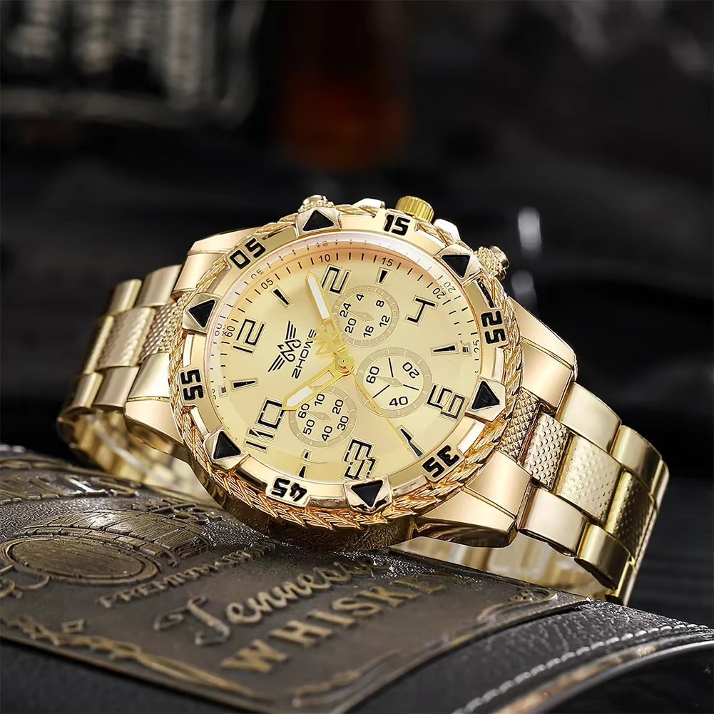 Mens Quartz Watches Casual Fashion Men'S Watch Wristwatch Steel Strip Watch Gifts Luxury Men Watch Wristwatches