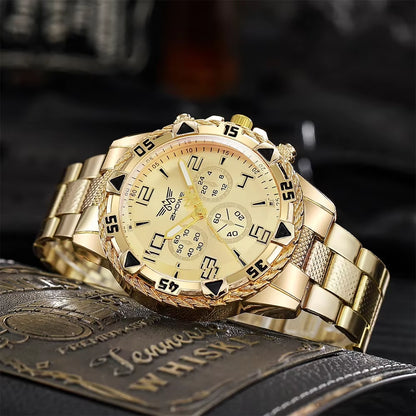 Mens Quartz Watches Casual Fashion Men'S Watch Wristwatch Steel Strip Watch Gifts Luxury Men Watch Wristwatches