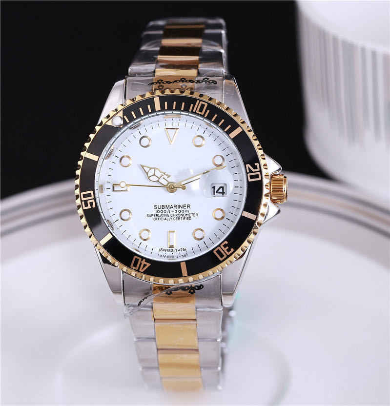 steel strap fashion watch Display type: pointer  Applicable people: General  style: Casual&nbsp;  Dial diameter: 40.5mm&nbsp;