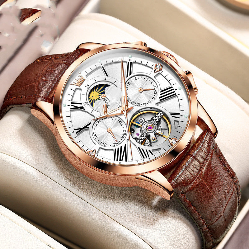 Automatic Mechanical Watch  Experience the art of fine watchmaking with this luxury mechanical watch. Powered by a precise automatic movement.