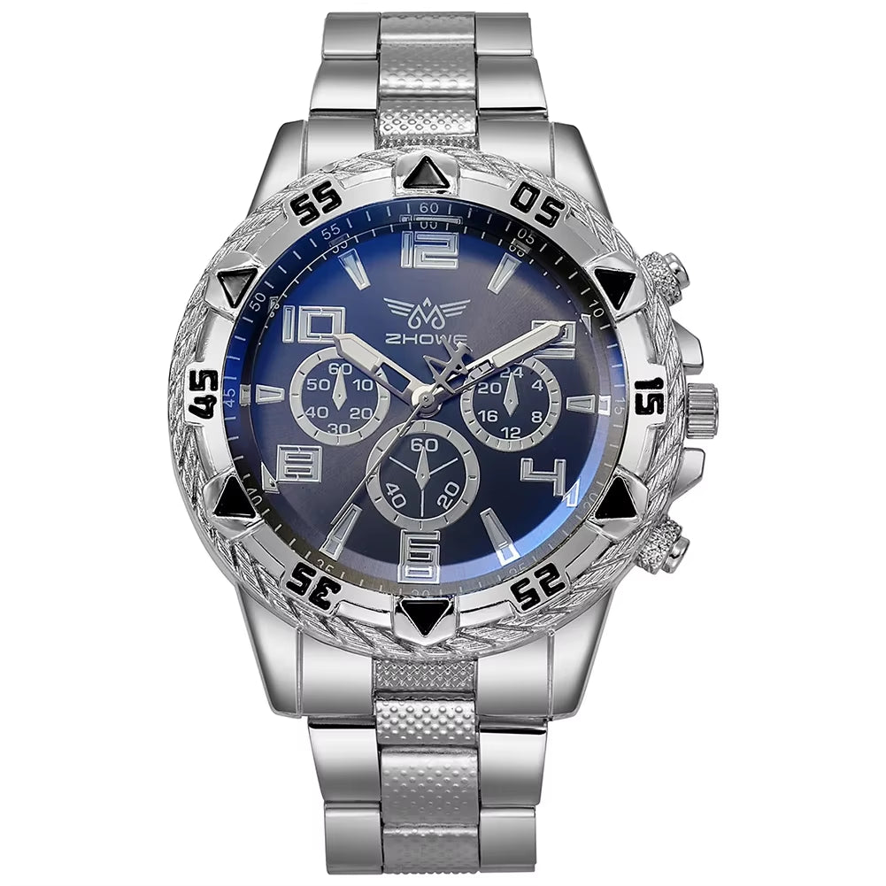 Mens Quartz Watches Casual Fashion Men'S Watch Wristwatch Steel Strip Watch Gifts Luxury Men Watch Wristwatches