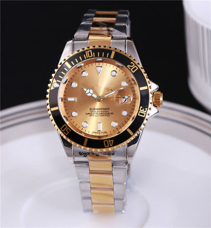 steel strap fashion watch Display type: pointer  Applicable people: General  style: Casual&nbsp;  Dial diameter: 40.5mm&nbsp;